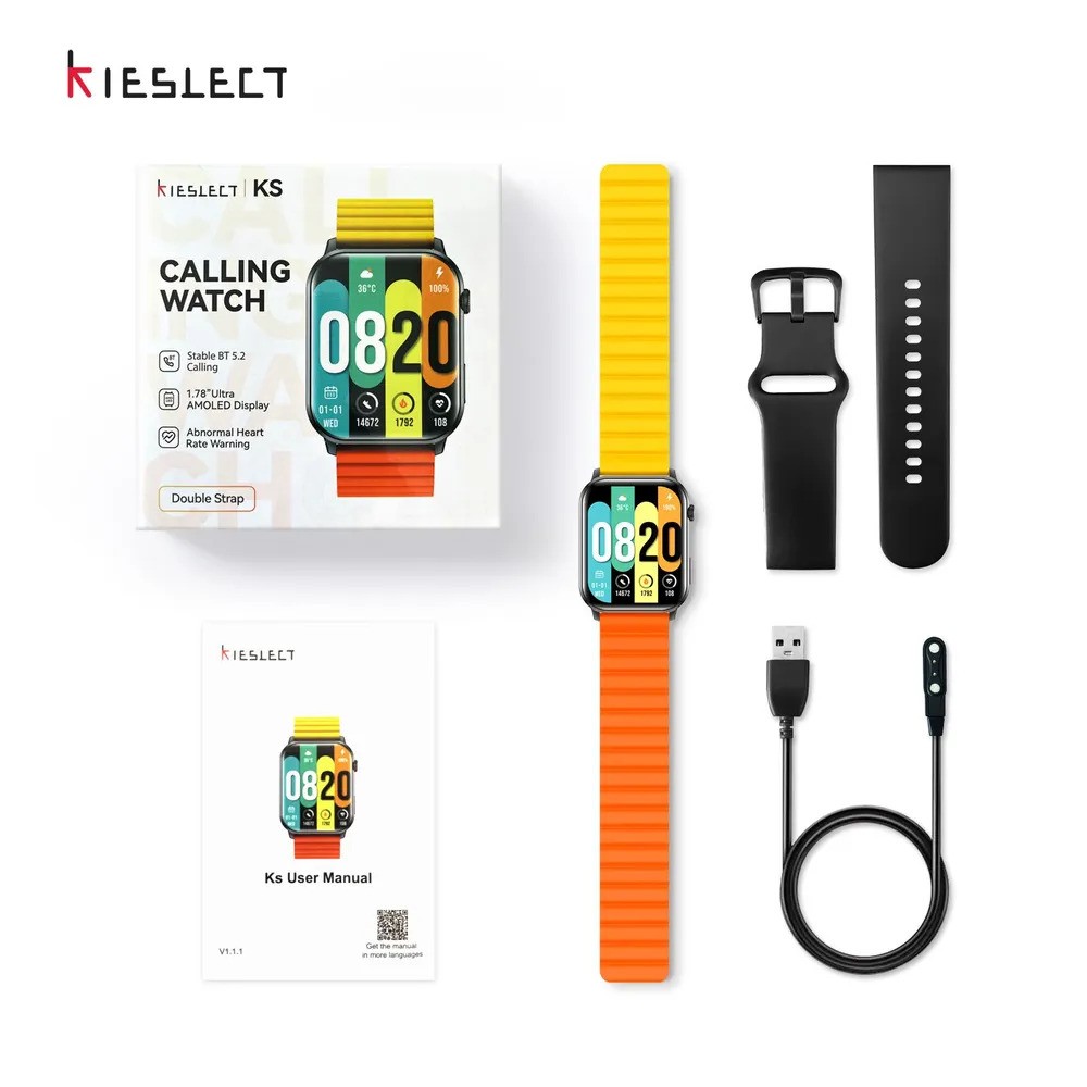 Умные часы Kieslect Calling Watch Ks (черный)