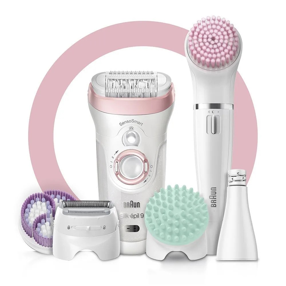 Эпилятор Braun Silk-epil 9 Beauty Set SES 9-995 (белый/розовое золото)