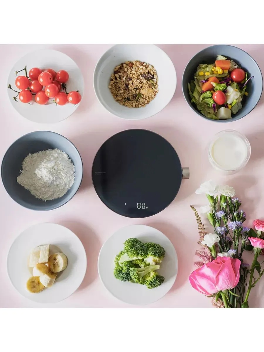 Умные кухонные весы HOTO Smart Kitchen Scale (черный)