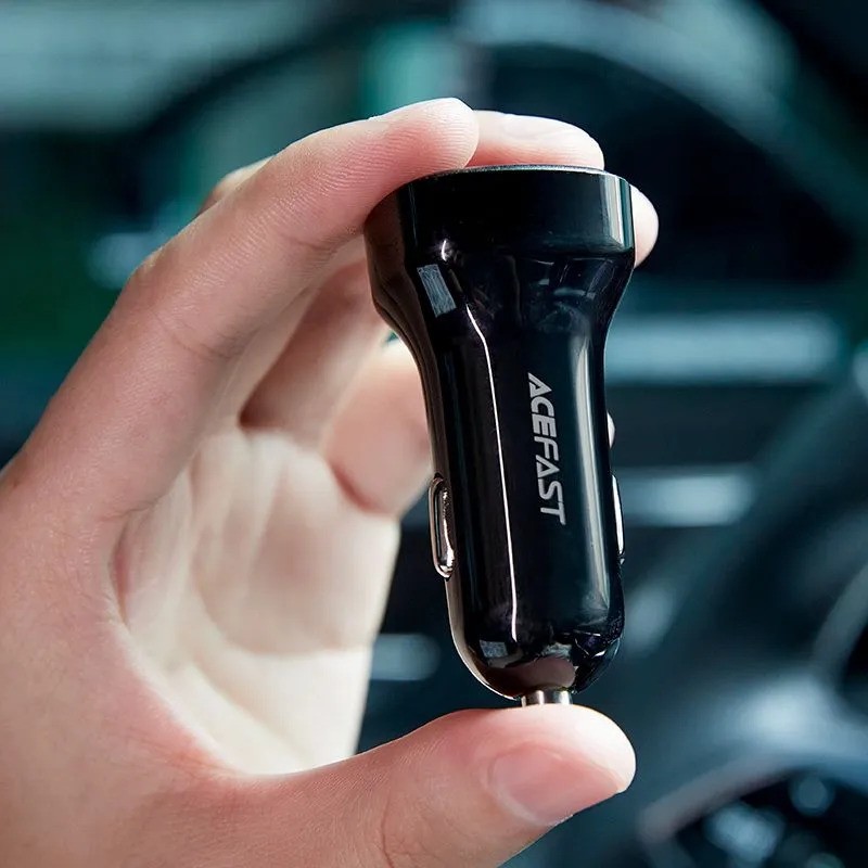 Автомобильное зарядное устройство двухпортовое ACEFAST B4 (черный)