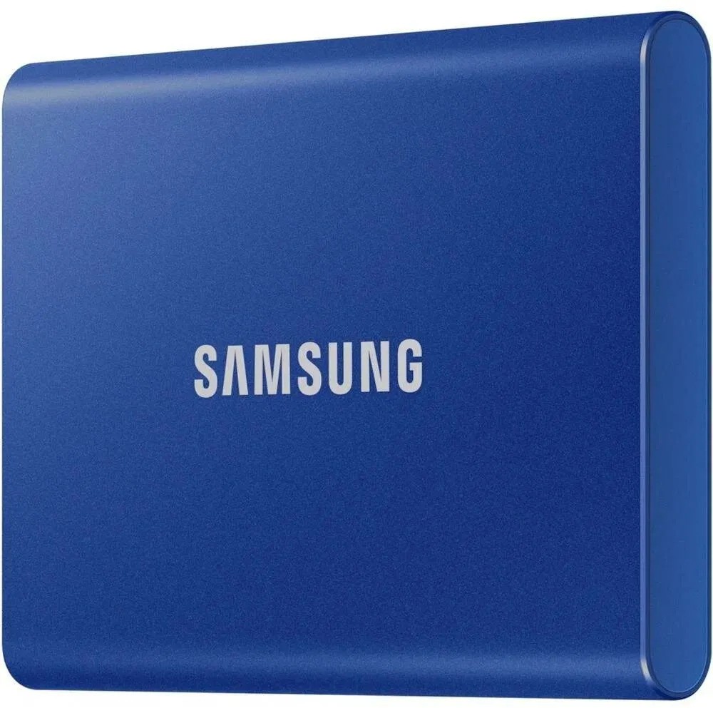 Внешний SSD накопитель Samsung T7 Portable (2 ТБ, синий)