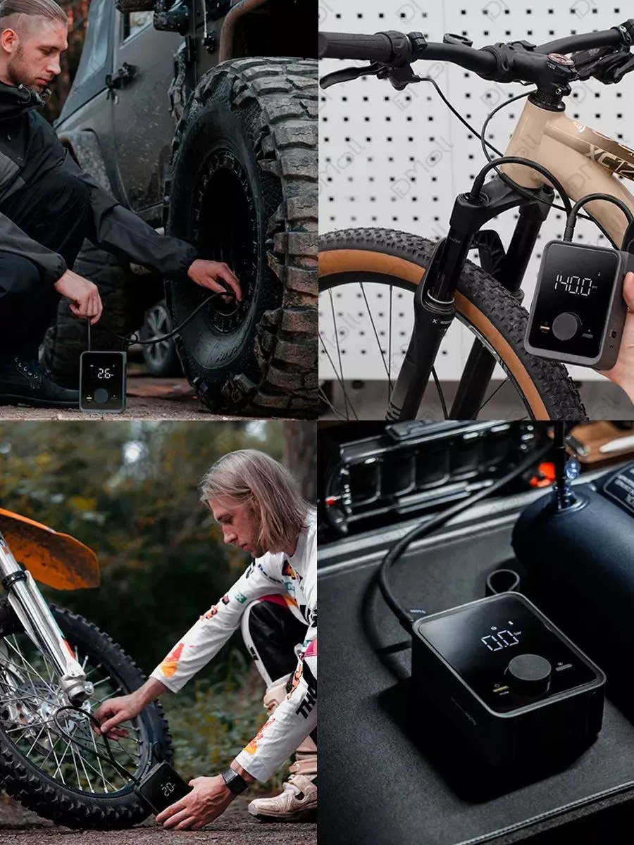 Автомобильный компрессор HOTO Air Pump Pro