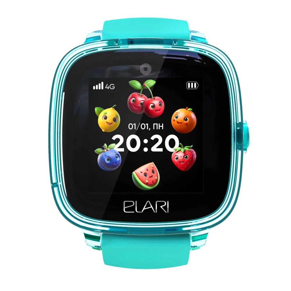 Детские умные часы Elari KidPhone Fresh 4G (зеленый)