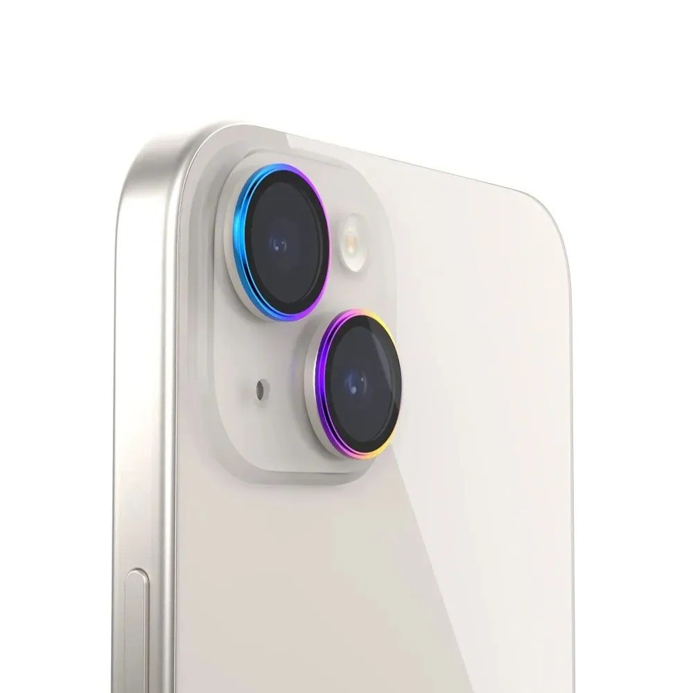 Защита линз SwitchEasy LenzGuard Lens Protector (для Apple iPhone 15 6.1''/6.7'', радужный)