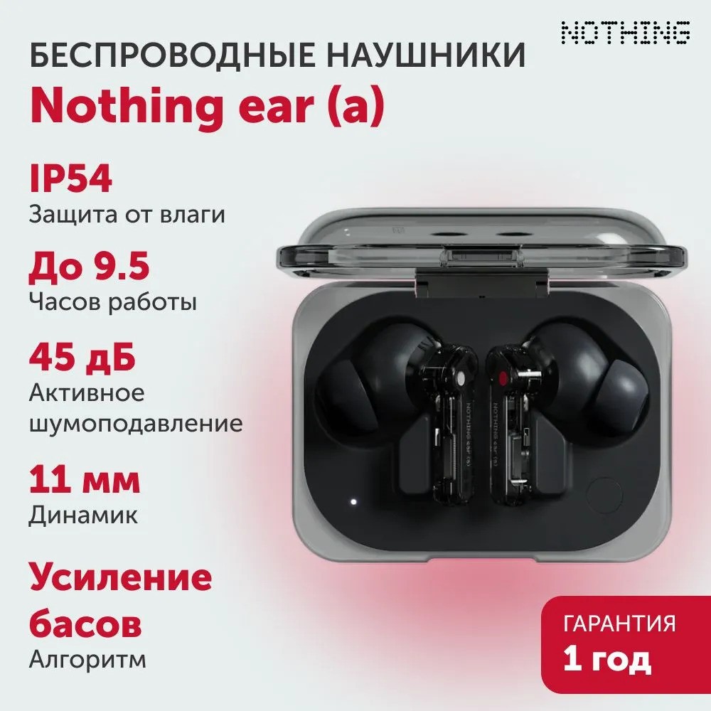 Беспроводные наушники Nothing Ear (a) (черный)
