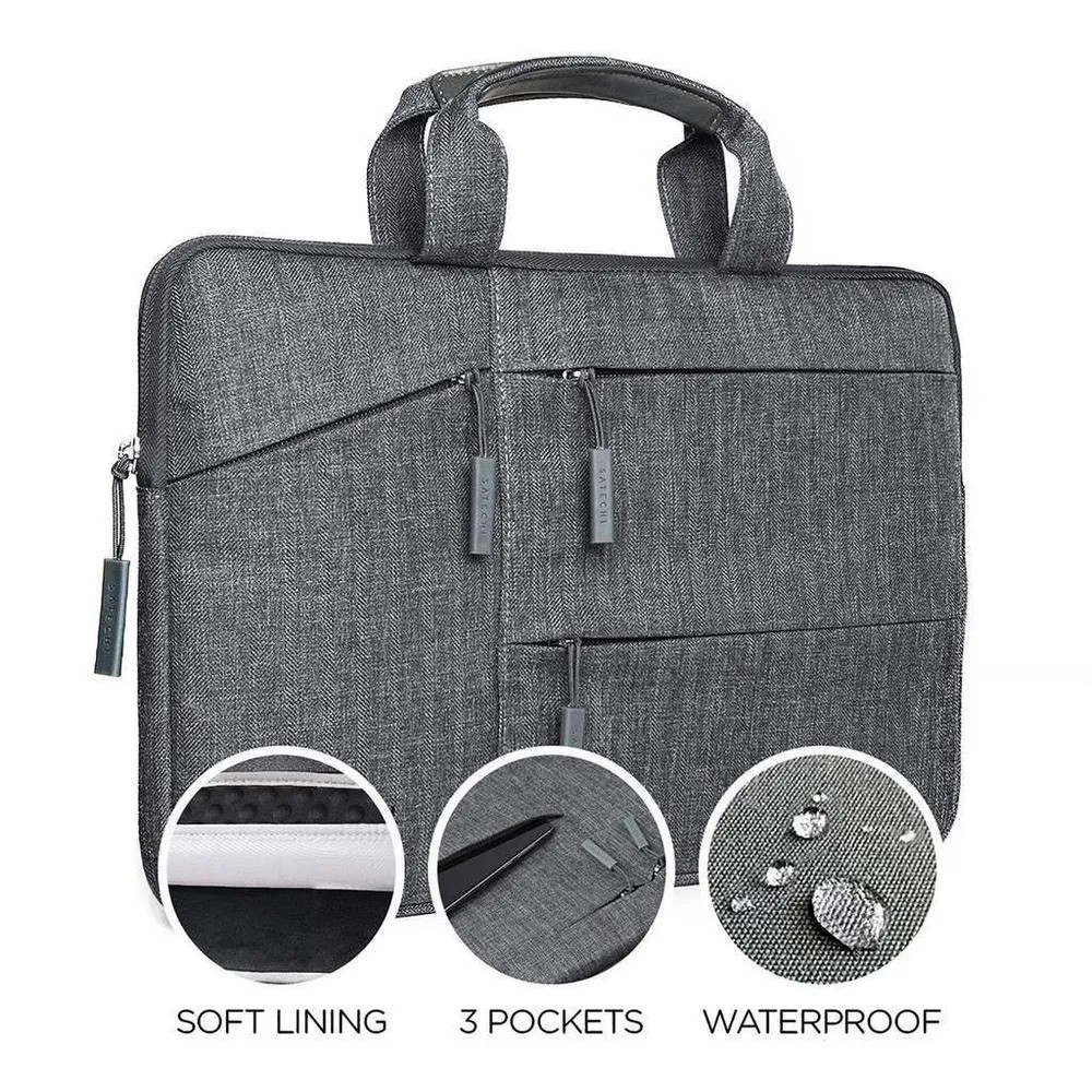Сумка для ноутбуков Satechi Water-Resistant Laptop Carrying Case (13'', серый)