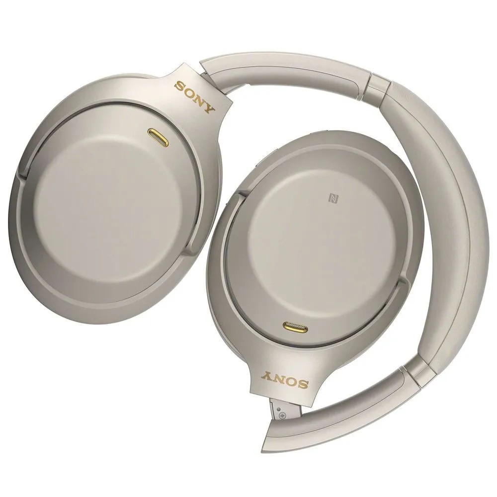 Беспроводные наушники SONY WH-1000XM4 (серебристый)