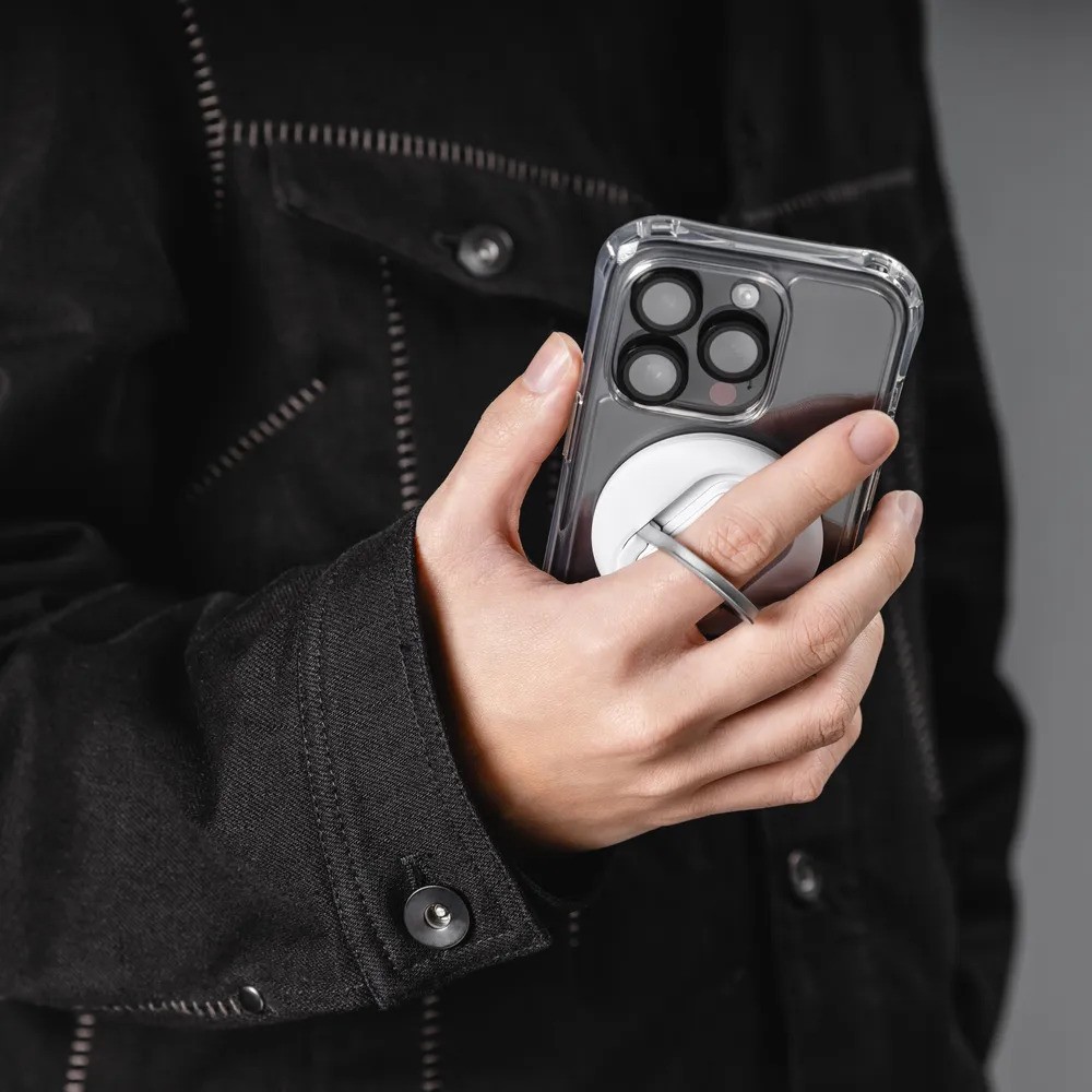 Магнитный держатель SwitchEasy MagLink iPhone Mount with MagSafe (для Apple MacBook/iPhone, белый)