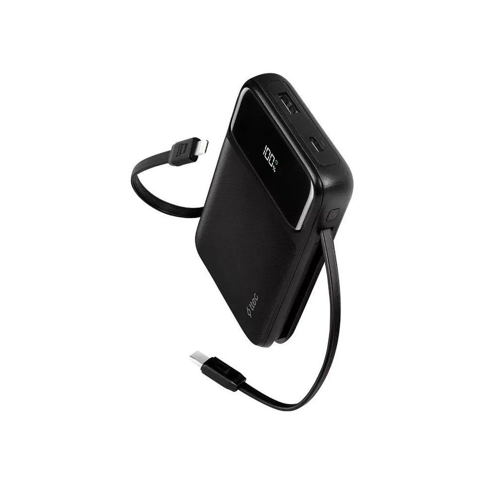 Внешний аккумулятор TTEC ReCharger Pro LCD 10000 mAh (черный)