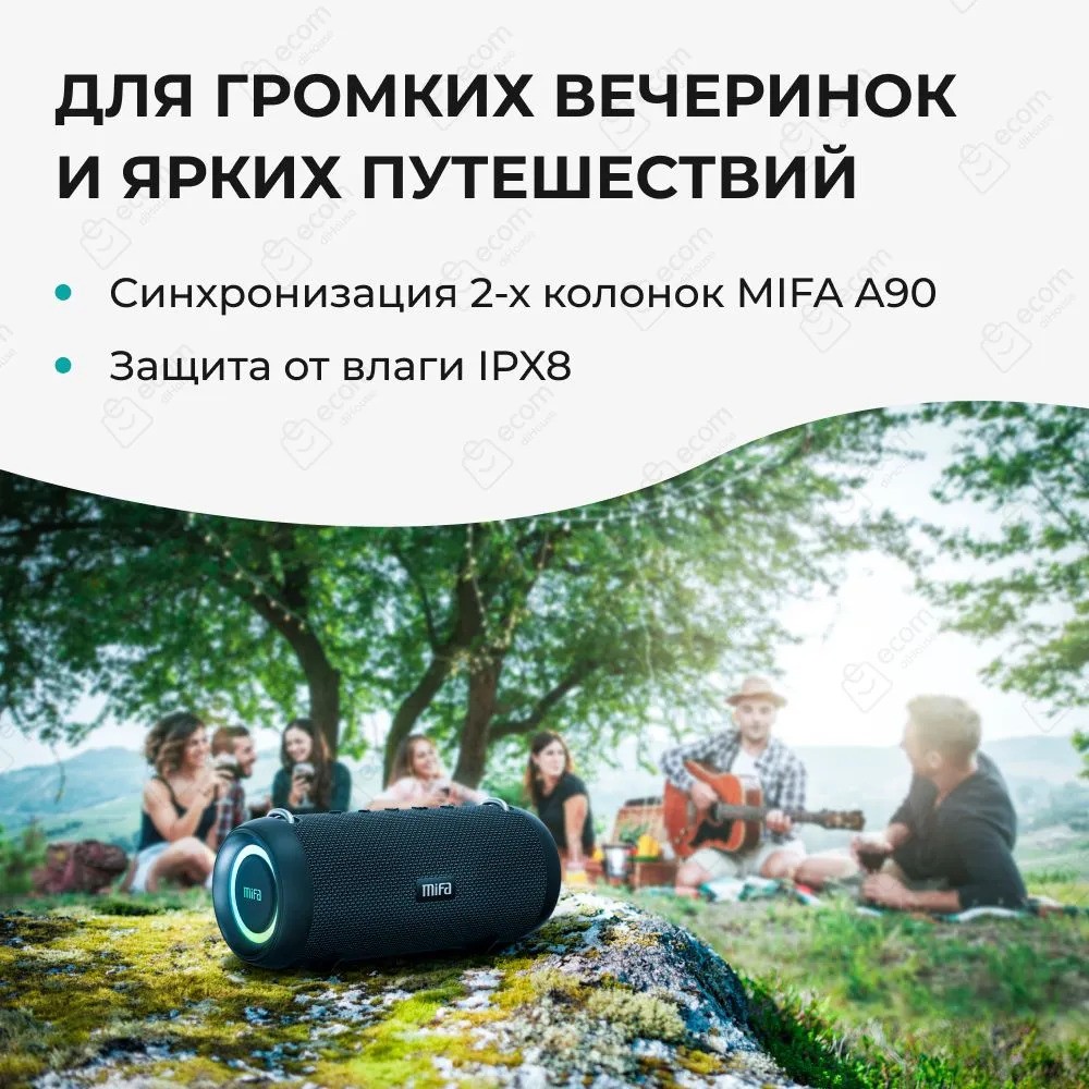 Беспроводная колонка MIFA A90 (черный)
