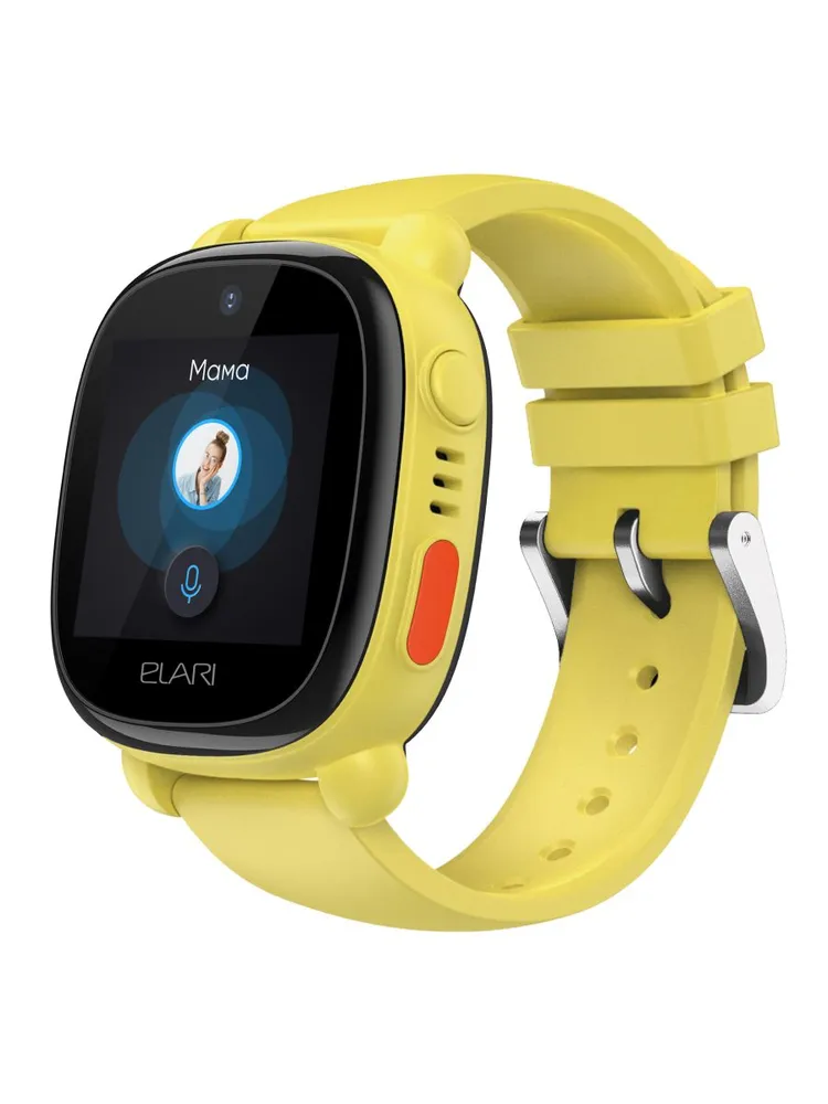 Детские умные часы Elari 4G Lite (желтый)