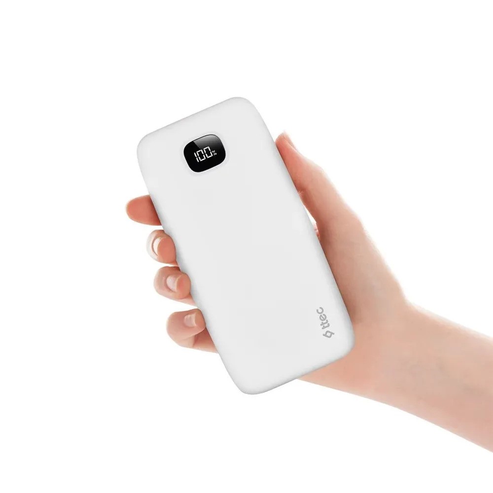 Внешний аккумулятор TTEC ChargeUp Pro LCD 20000 mAh (белый)
