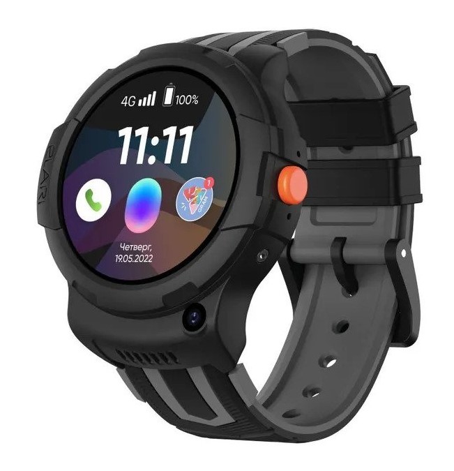 Умные часы Elari 4G Wink (черный)