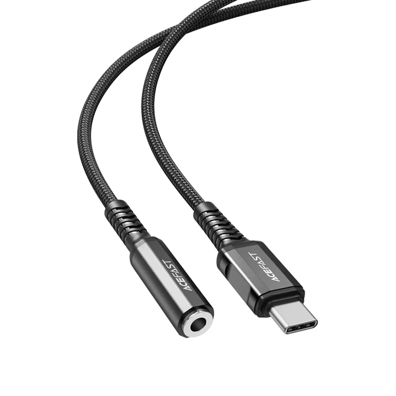 Кабель ACEFAST C1-07 USB-C to DC3.5 (черный)
