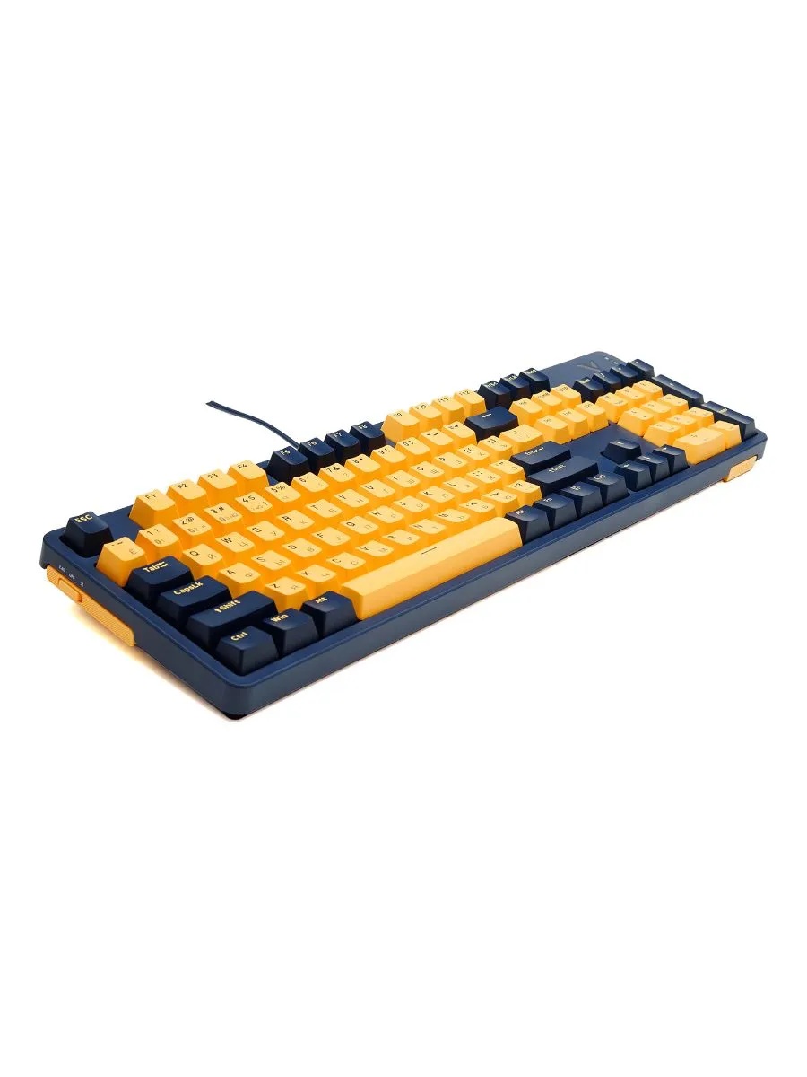 Игровая механическая клавиатура Rapoo V500 PRO (проводная, желтый/синий)