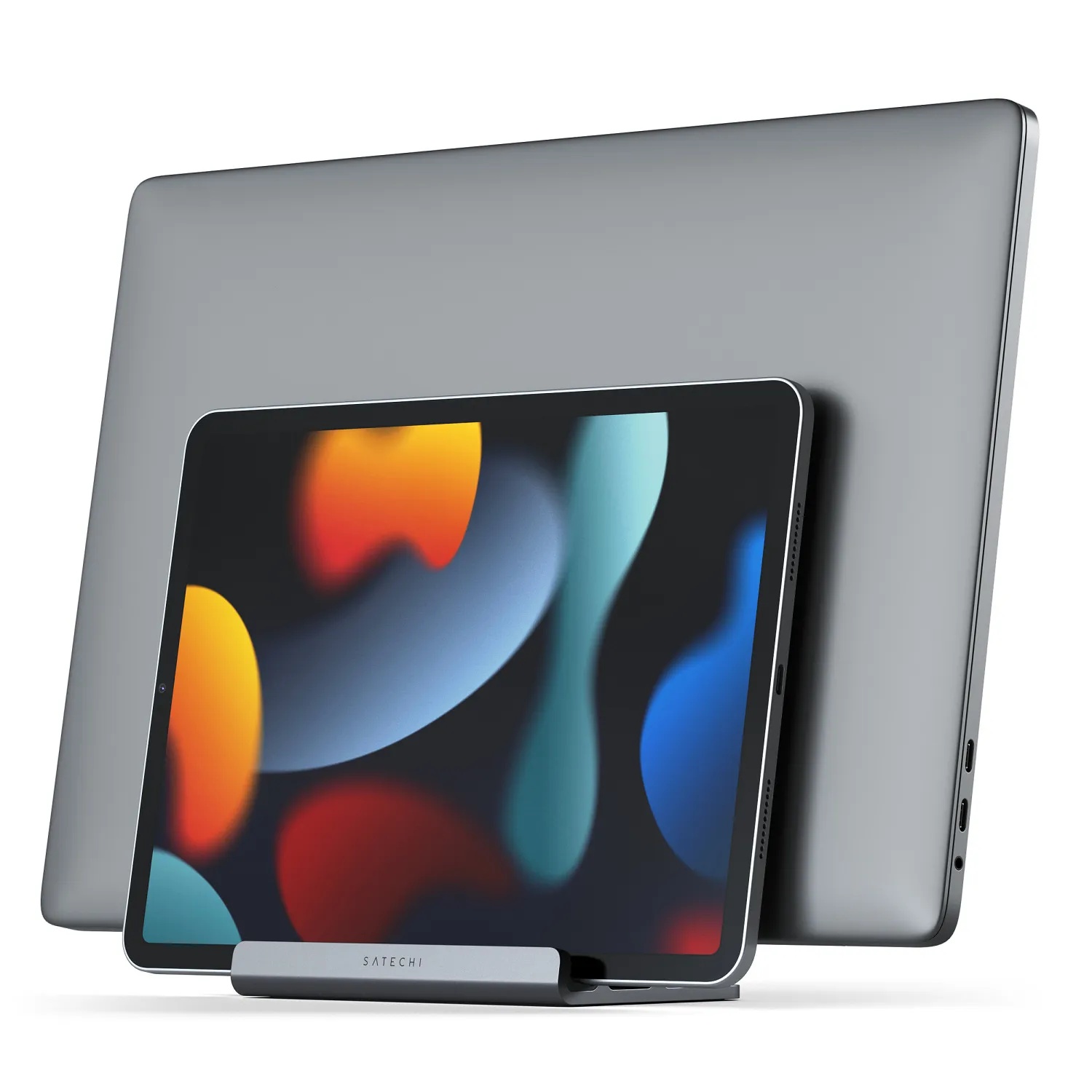 Подставка Satechi Dual Vertical Laptop Stand (серый)