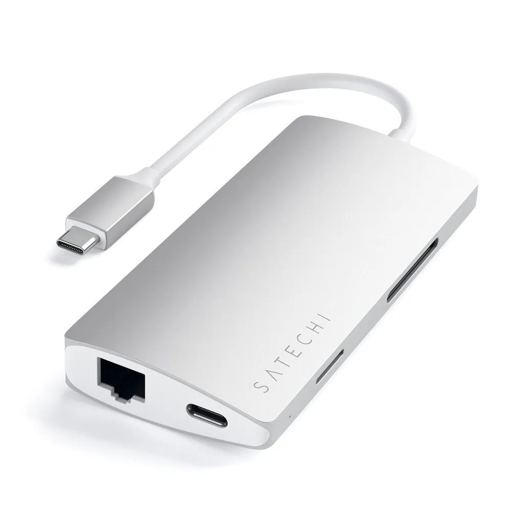 Адаптер Satechi Aluminum Multi-Port Adapter V2 (серебристый)