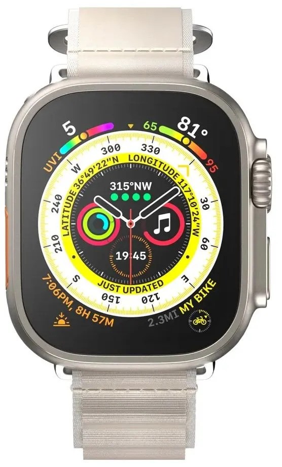 Ремешок для часов SwitchEasy MAW341160SI23 Active Sport Watch Loop (для Apple Watch, звездное мерцание)