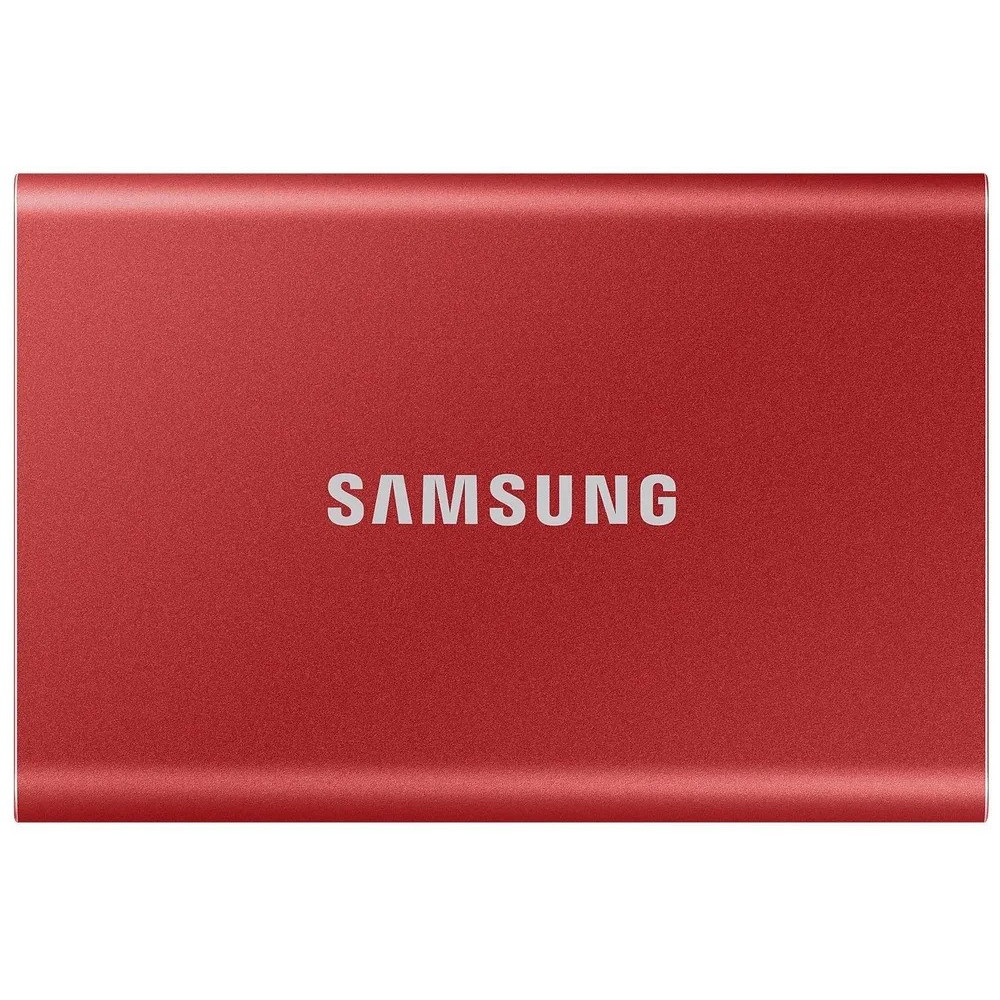 Внешний SSD накопитель Samsung T7 Portable (1 ТБ, красный)