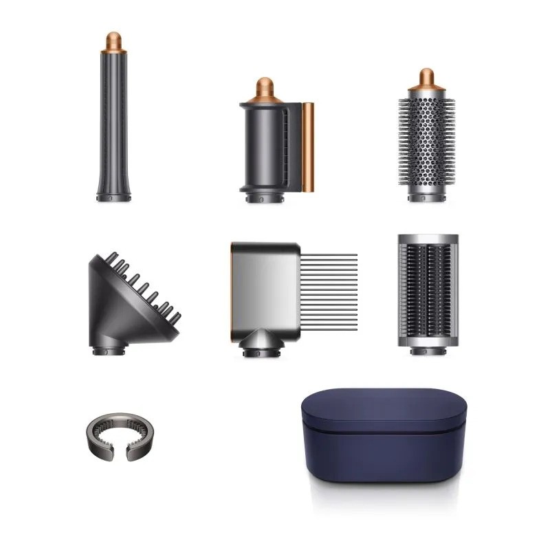 Стайлер Dyson Airwrap Complete Long Diffuse HS05 (с диффузором и гребнем, никель/медный)