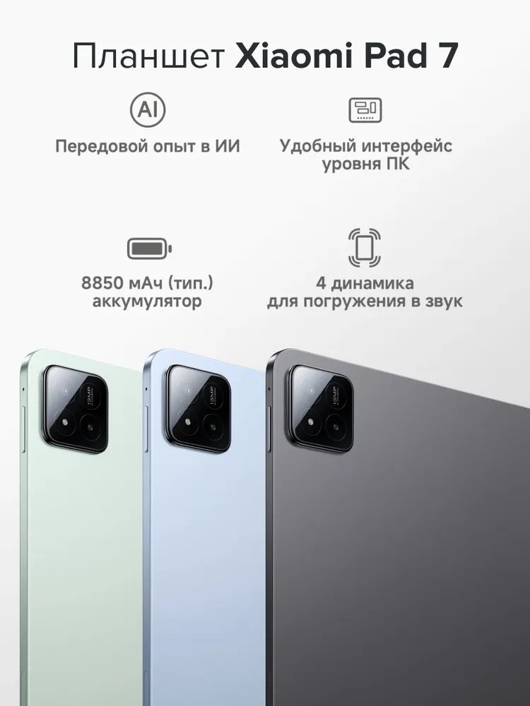 Планшет Xiaomi Pad 7 Pro 12/512 (голубой)