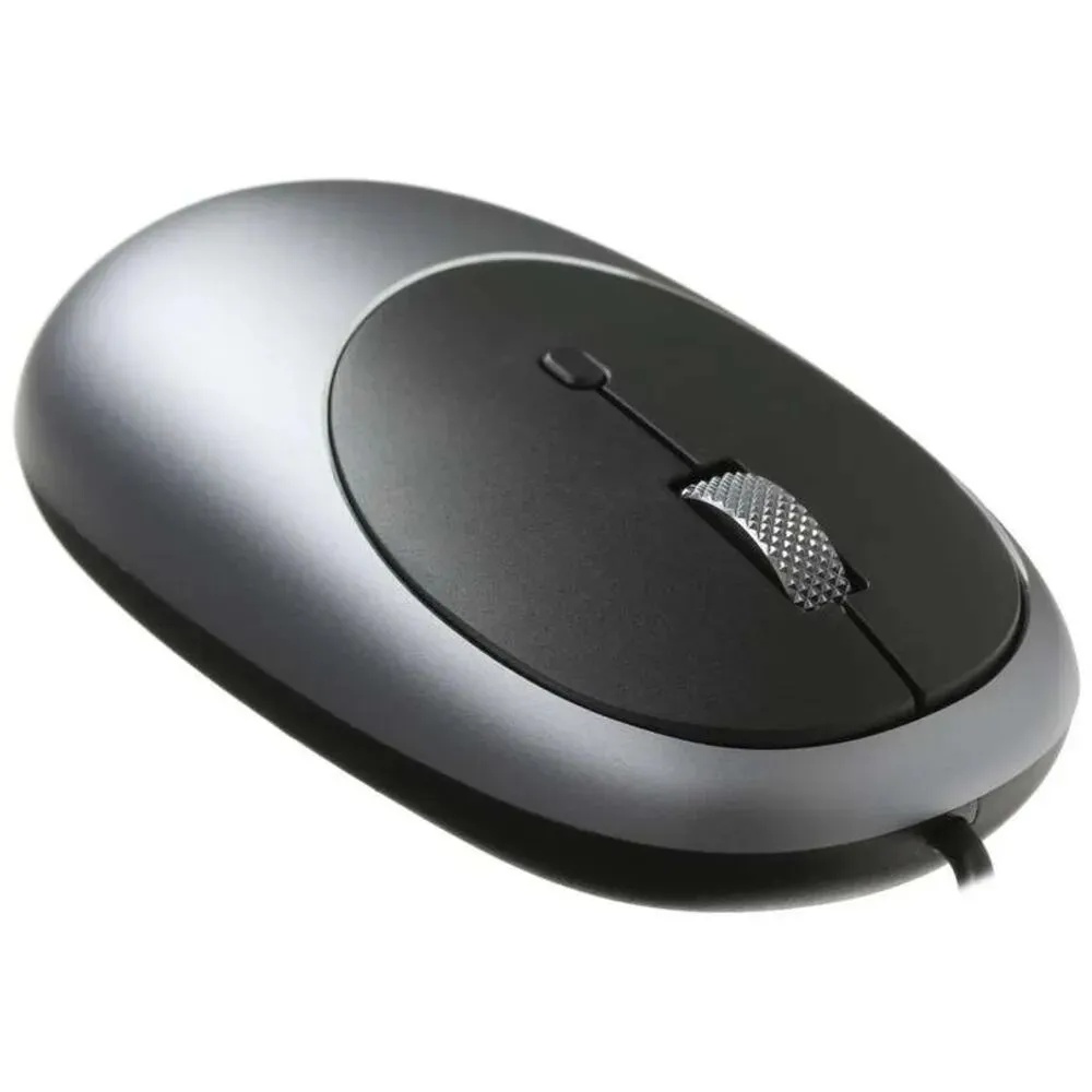 Мышь проводная Satechi C1 (USB-C, серый космос)