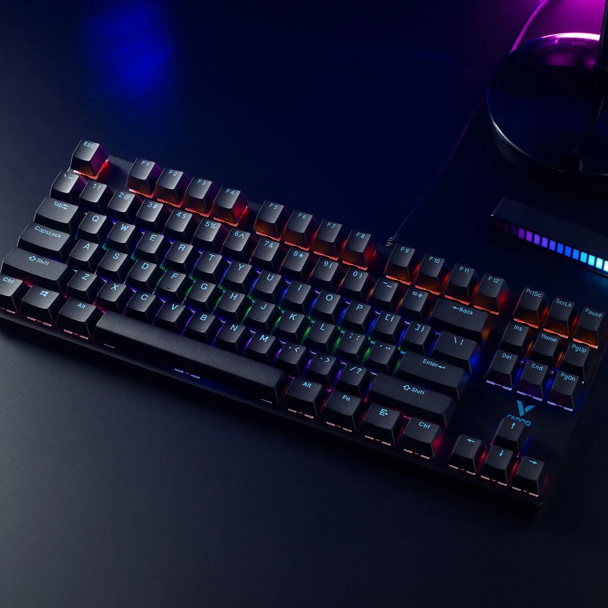 Игровая механическая клавиатура Rapoo V500 Pro 87 (проводная, черный)