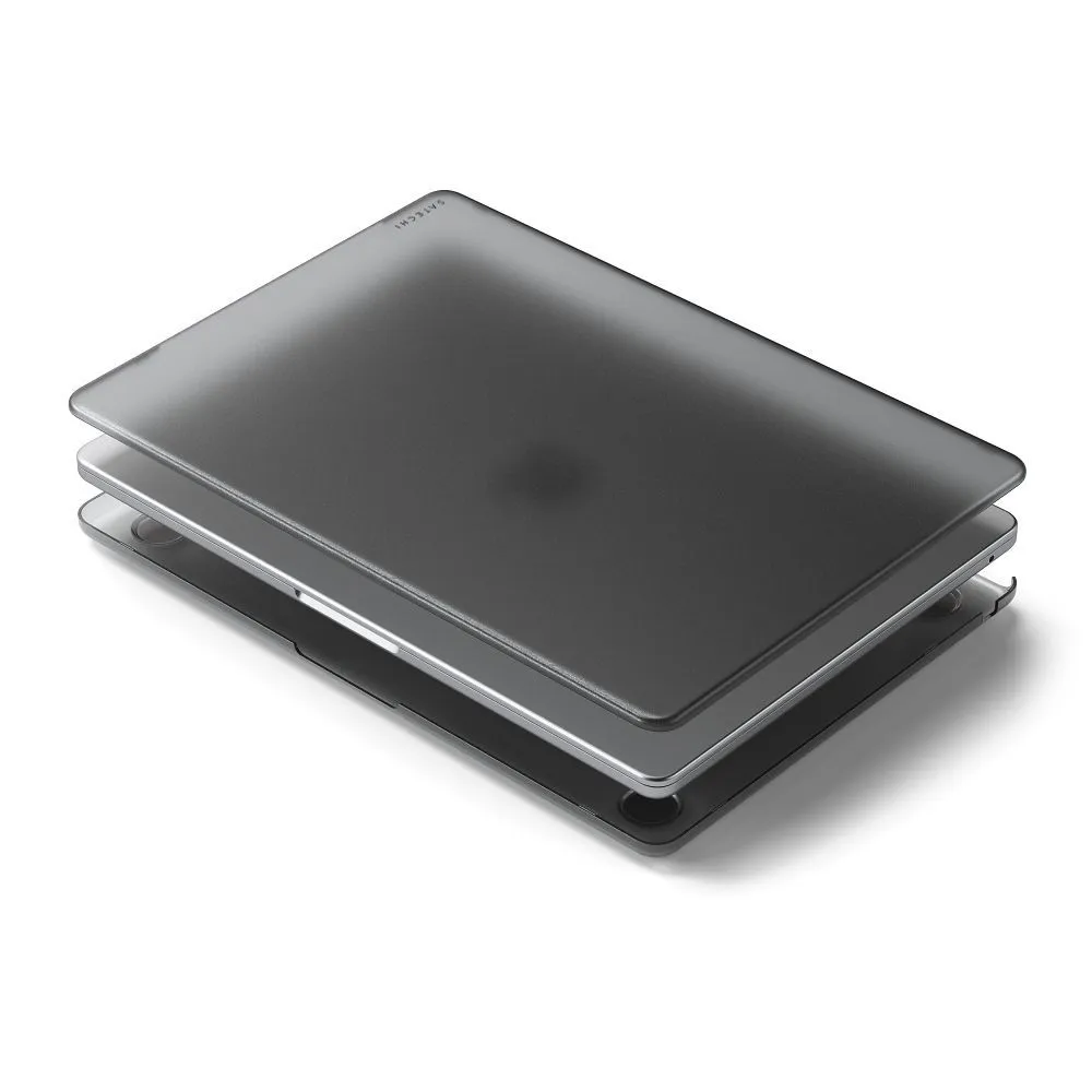 Чехол-накладка Satechi Eco-Hardshell Case For Macbook Air M2 (темный-прозрачный)