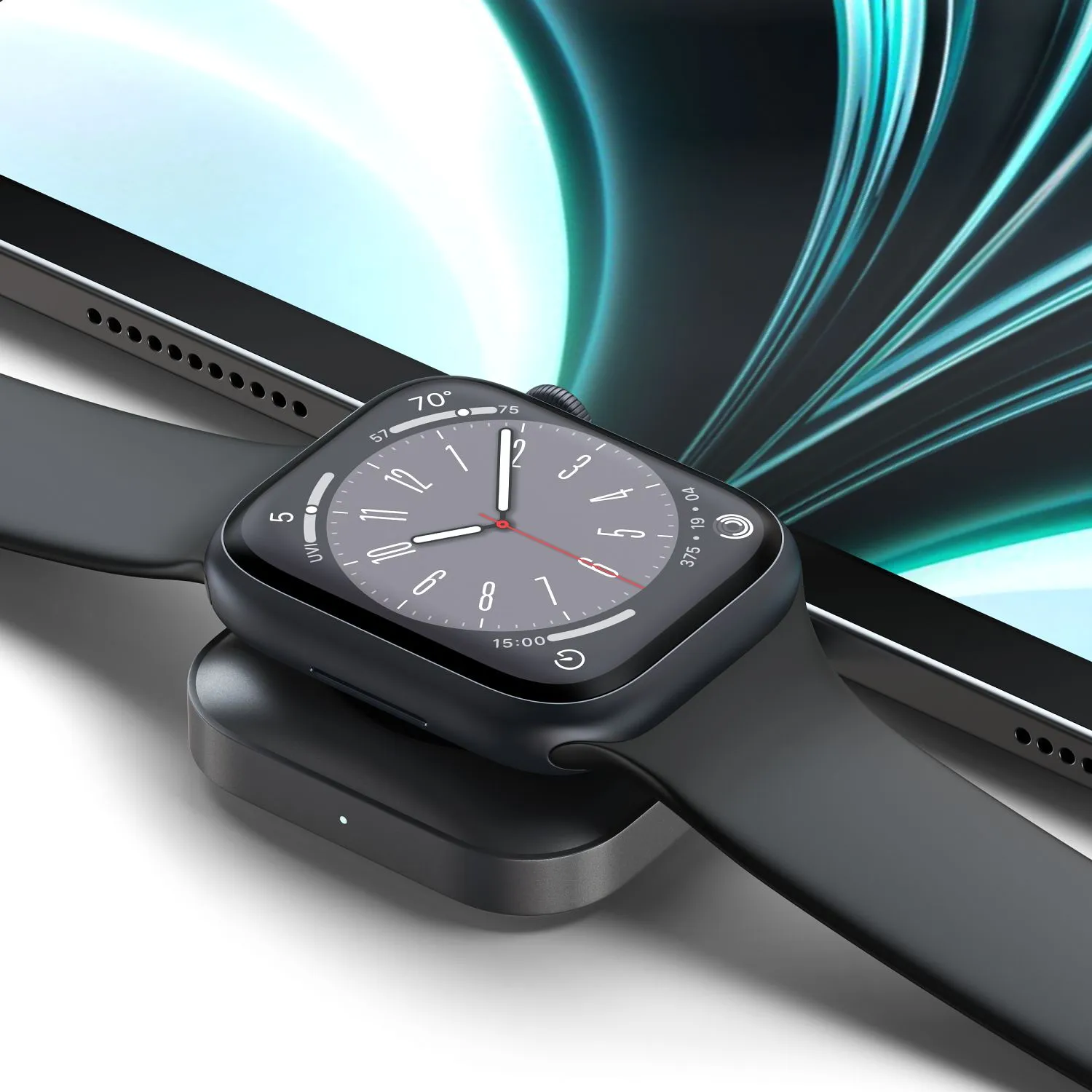 Зарядное устройство Satechi Magnetic Charging Dock for Apple Watch (для Apple Watch, серый)