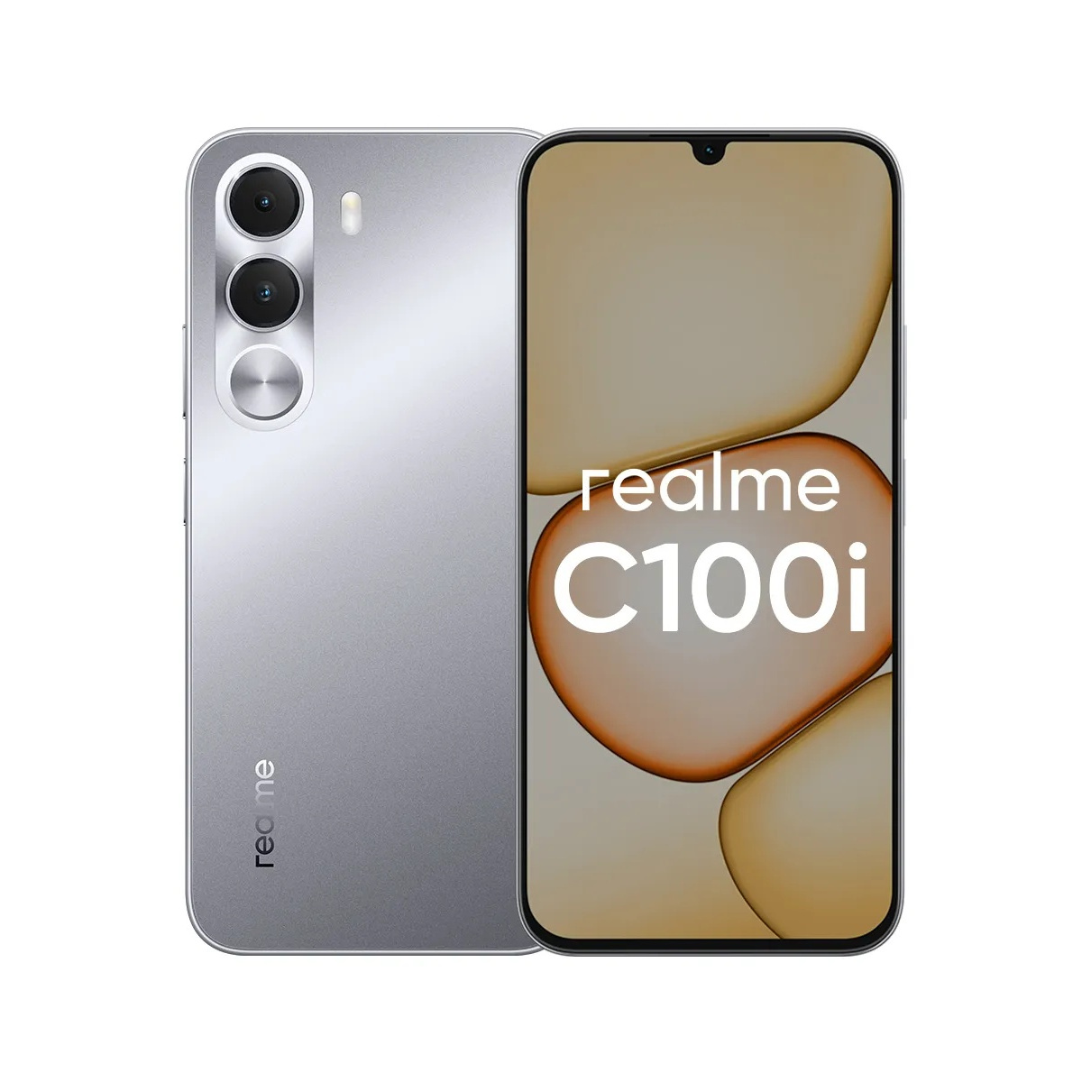 Смартфон Realme C100i 4/128 (серебристый)