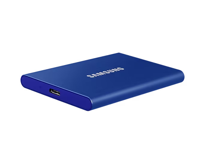 SSD накопитель Samsung T7 500GB (синий)
