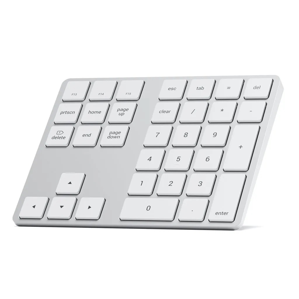 Беспроводной блок клавиатуры Satechi Aluminum Extended Keypad (серебристый)