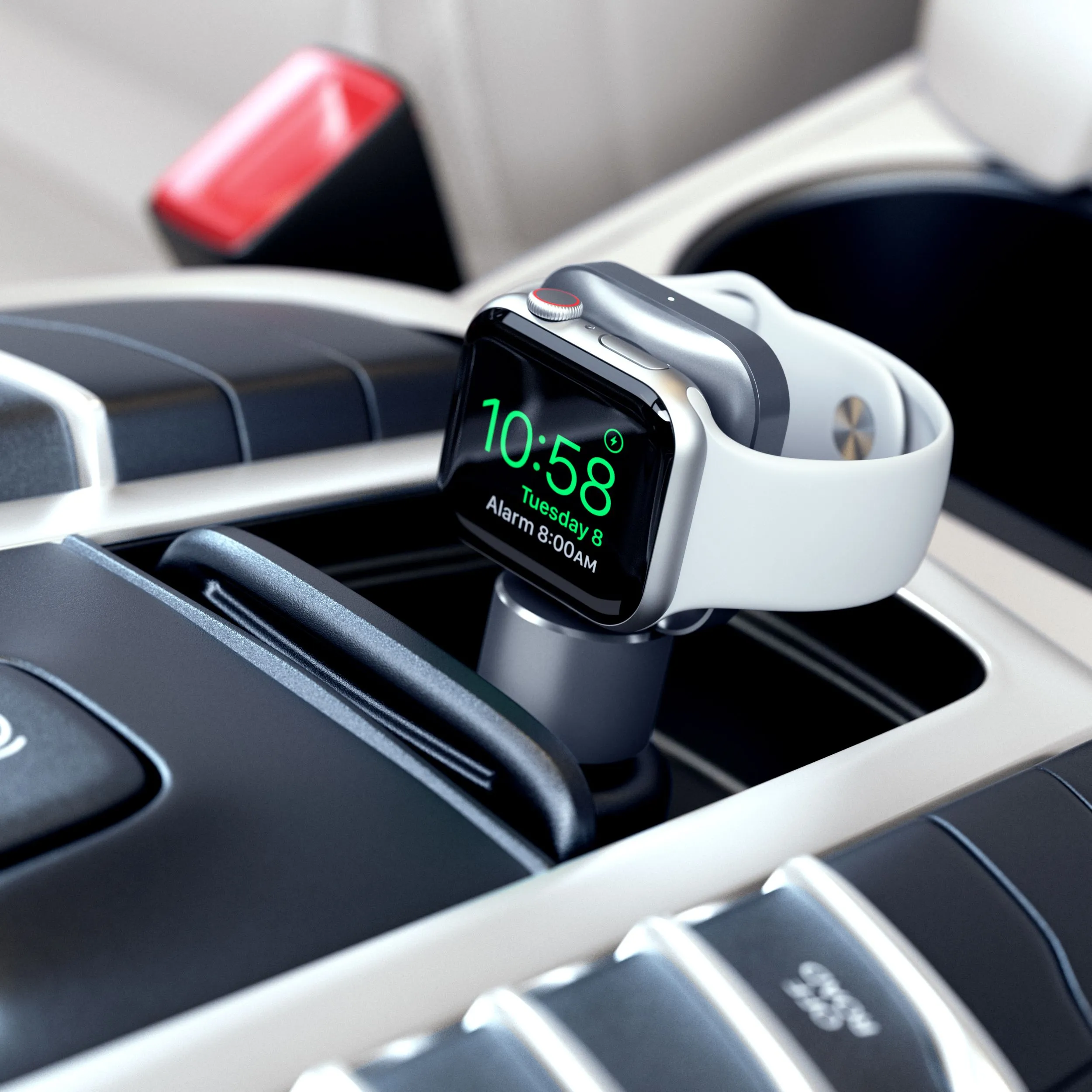Зарядное устройство Satechi Magnetic Charging Dock for Apple Watch (для Apple Watch, серый)