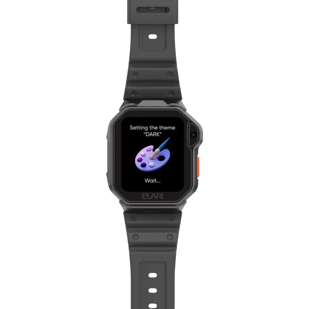 Детские умные часы Elari KidPhone Techno 4G (черный)