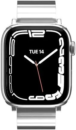 Ремешок для часов из нержавеющей стали SwitchEasy MAW801044SV22 Maestro-M Mag Stainless Steel Watch Loop (для Apple Watch 38/40/41mm, серебристый)