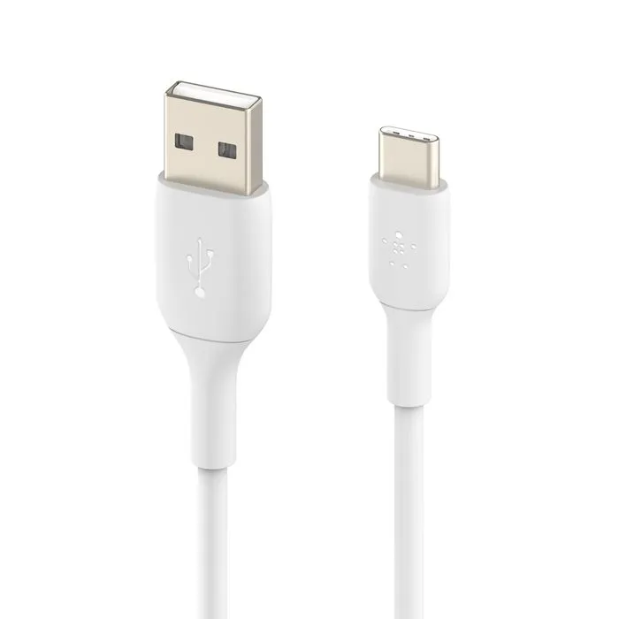 Кабель Belkin BoostCharge USB-C to USB-A Cable (1М, белый)
