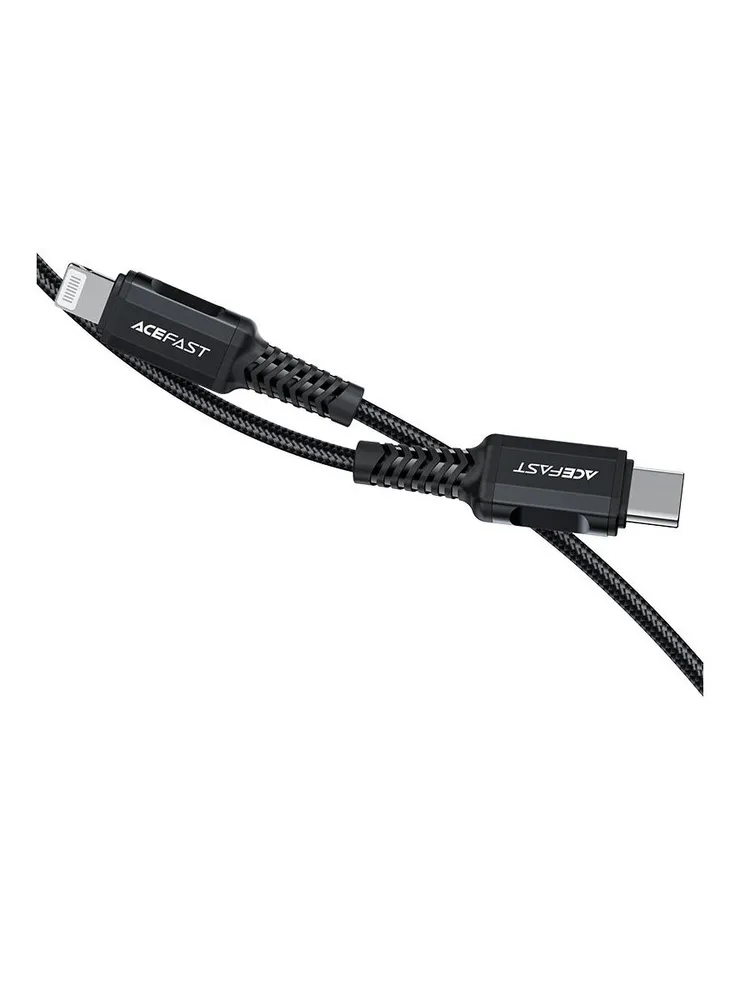 Кабель ACEFAST C4-01 USB-C to Lightning (1.8 м, черный)