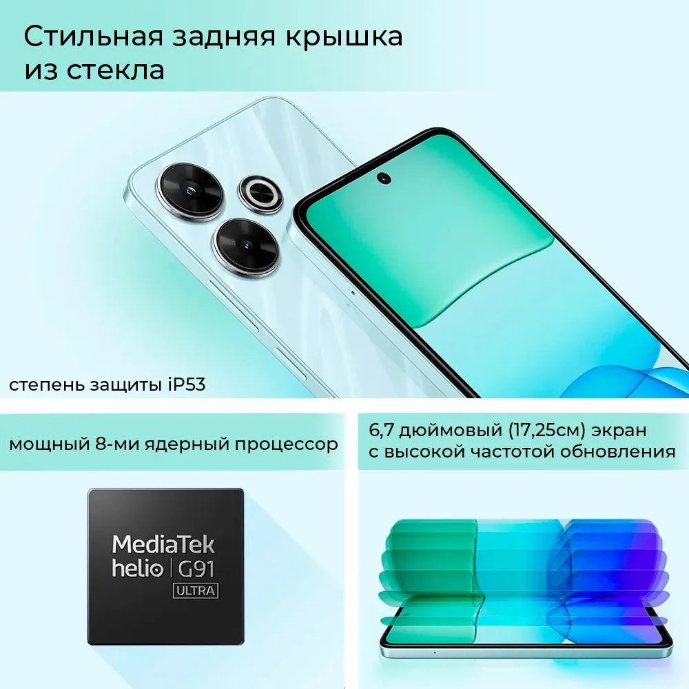 Смартфон Xiaomi Redmi 13 6/128 (черный)