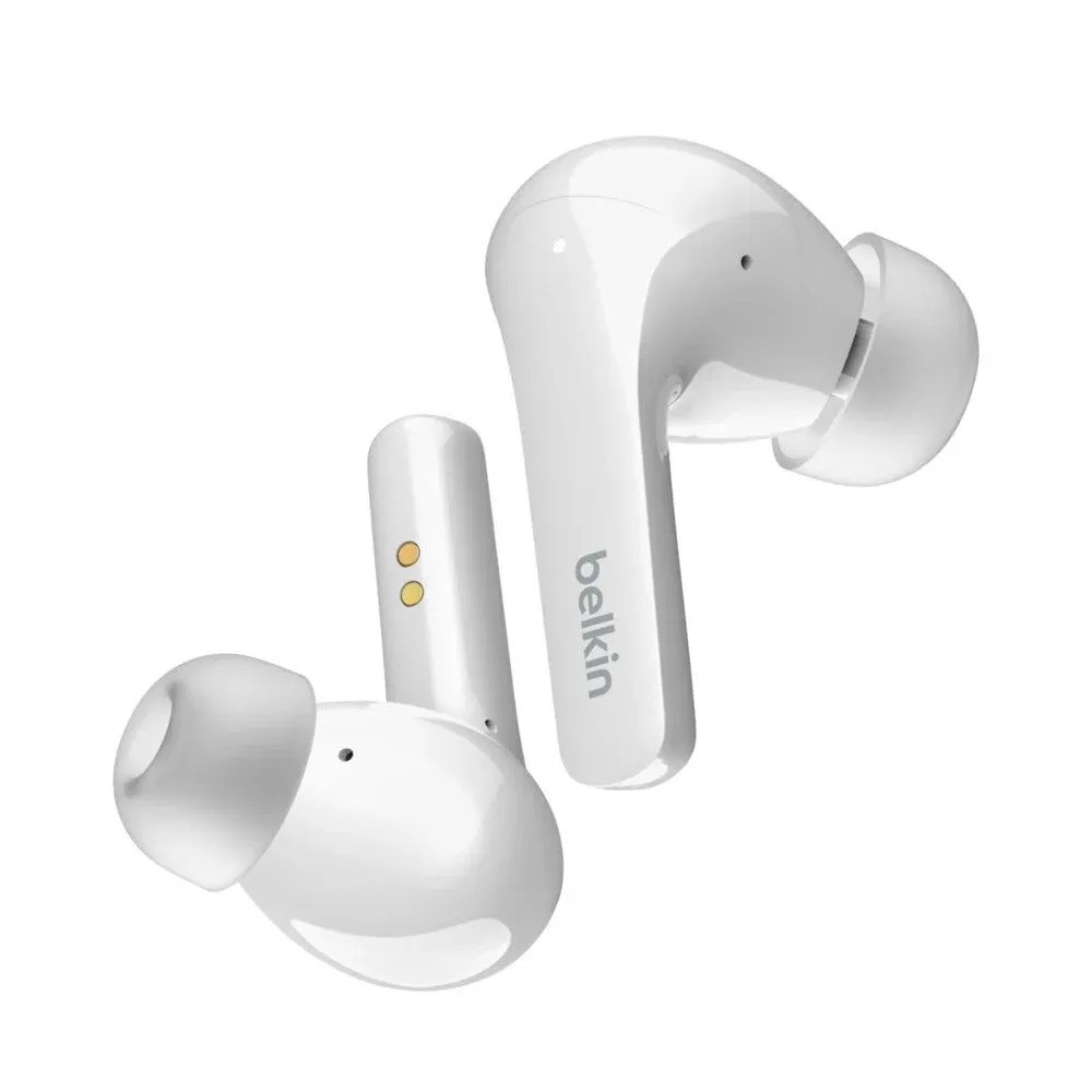 Беспроводные наушники Belkin Soundform Flow Noise Cancelling Earbuds (белый)