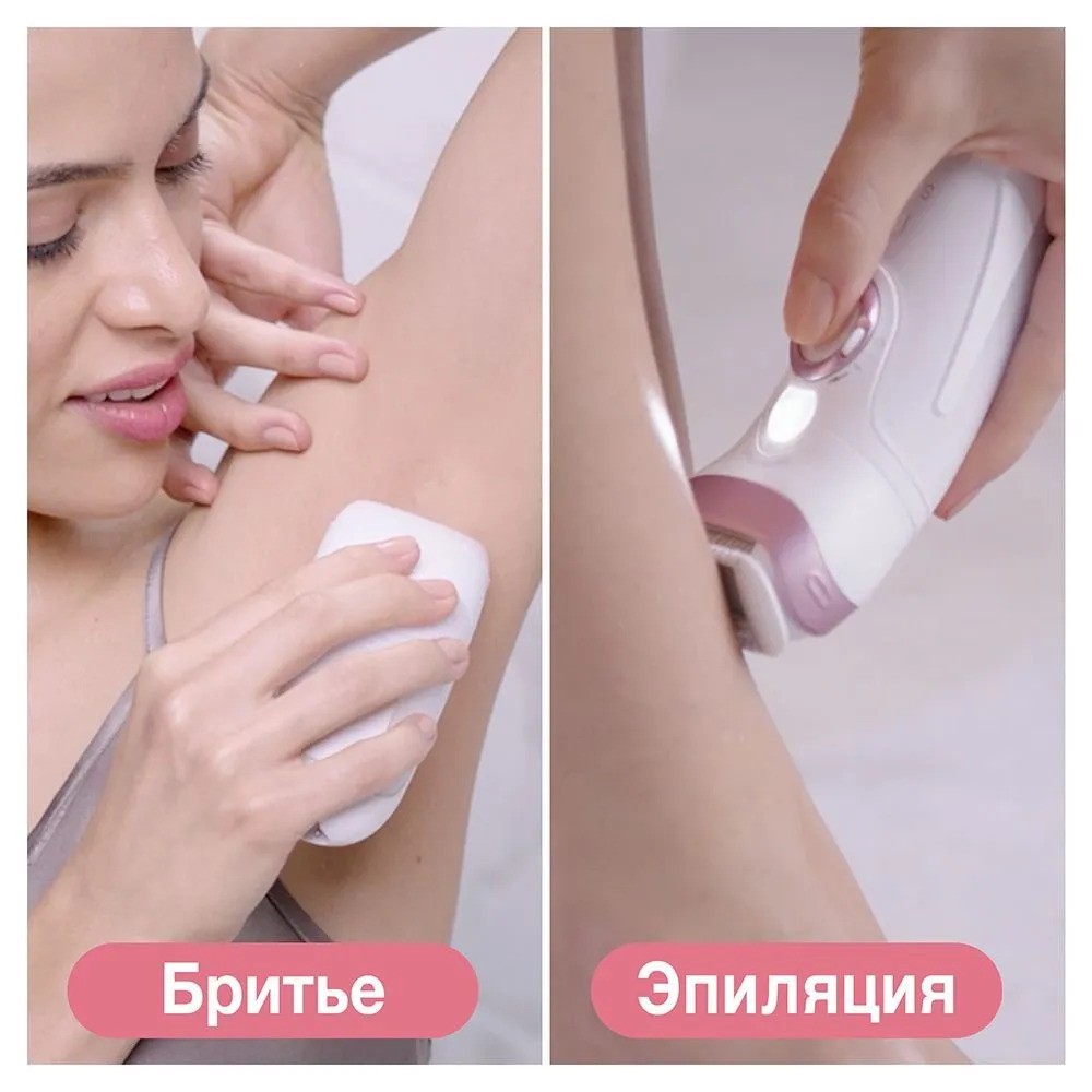 Эпилятор Braun Silk-epil 9 Beauty Set SES 9-995 (белый/розовое золото)