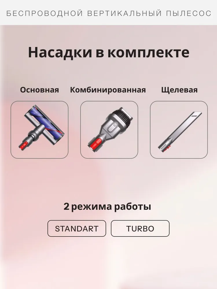 Беспроводной пылесос Dyson V8 Advanced SV25 (серебристый)