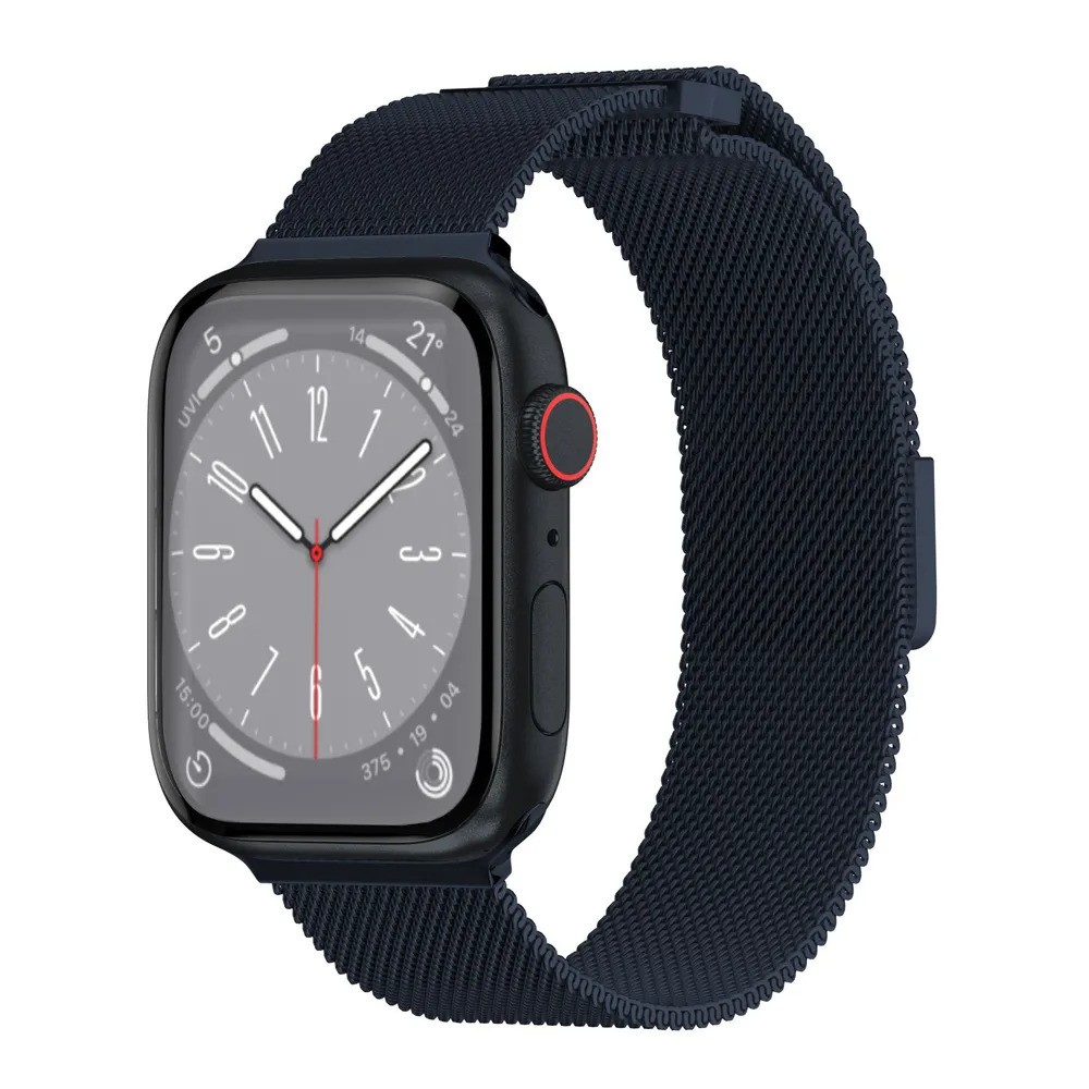 Ремешок для часов SwitchEasy Mesh Stainless Steel Watch Loop (для Apple Watch 42/44/45/49mm, полуночный серый)