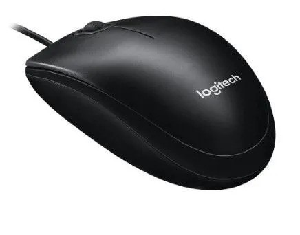 Мышь проводная Logitech M100 (черный)
