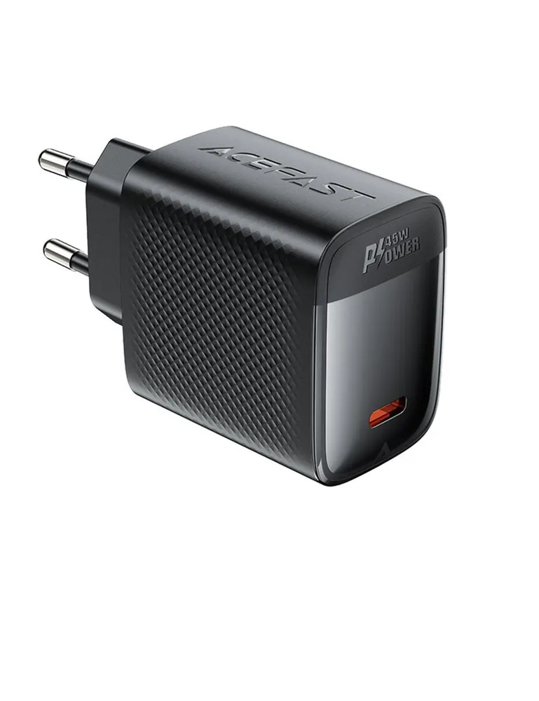 Зарядное устройство ACEFAST A112 PD45W Gan Single USB-C (черный)