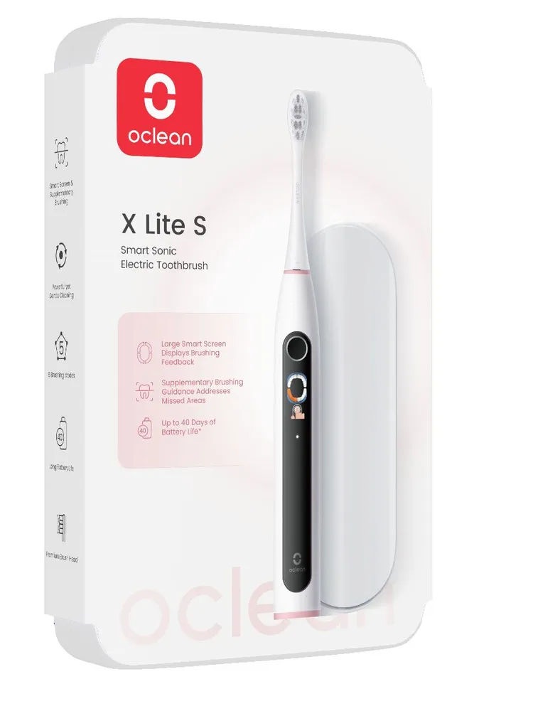 Электрическая зубная щетка Комплект Oclean X Lite Set (серый)
