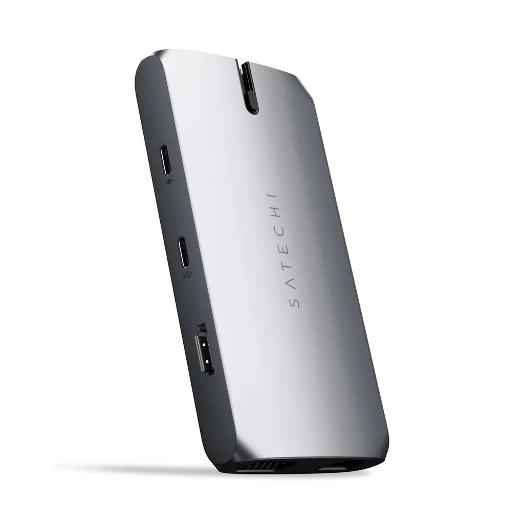Адаптер Satechi Type-C On-the-Go Multiport Adapter (серый)