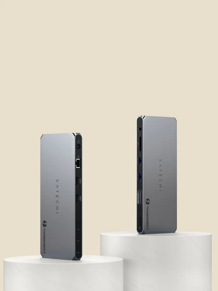 Док-станция Satechi Thunderbolt 4 Multi-Display Docking Station (серый)
