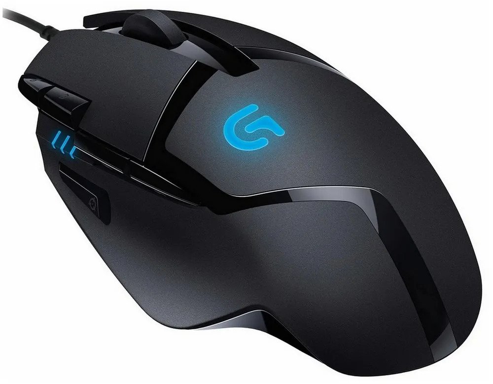 Мышь проводная Logitech G402 Hyperion Fury (черный)