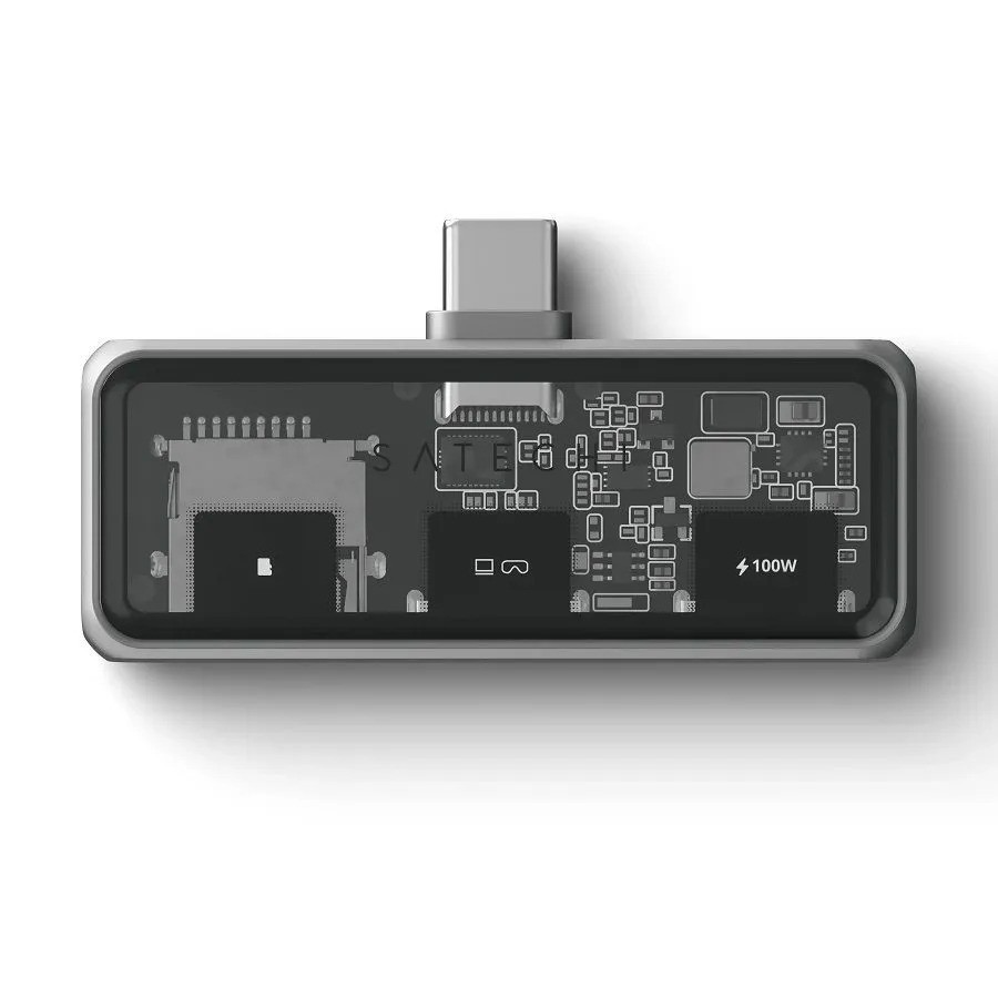 Хаб Satechi Mobile XR Hub PD with microSD (серый)