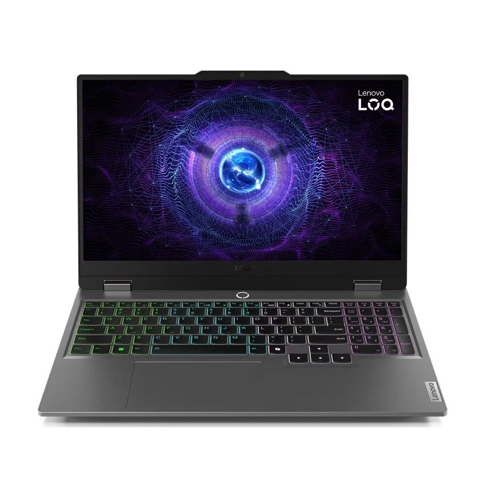 Игровой ноутбук Lenovo LOQ 15IRX9 (15.6'', i5-13450HX, 16/512 ГБ, NVIDIA RTX 4050, серый)